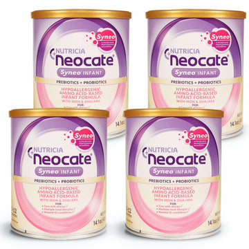 Neocate Syneo Infant - Hypoallergenic, Dairy-free, Amino Acid-Based Baby Formula with Prebiotic Fiber, Probiotics & DHA/ARA - Fo