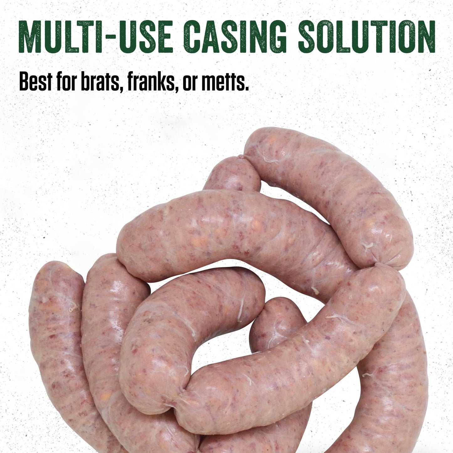 LEM Pre-Tubed Natural Hog Casings, 32-35mm, Edible Sausage Casings, Model 1241, 9.6 Ounce Package