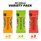 Wonderful Pistachios No Shells, 3 Flavors Mixed Variety Pack of 9 (0.75 Ounce), Roasted & Salted Nuts (4), Chili Roasted (3), Ho