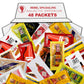 Hot Sauce Variety Pack Of 48 Condiment Packets. 4 Each Of 12 Flavors Care Package Gift Basket By Rebel Smuggling Galactic Emporium