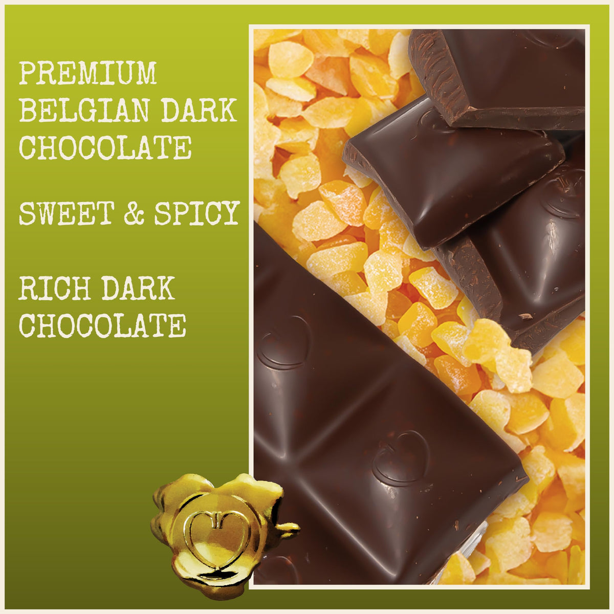 Chocolove Ginger Dark Chocolate Bars | 65% Cocoa | Infused With Crystalized Ginger Bits | Crafted With Premium Belgian Chocolate