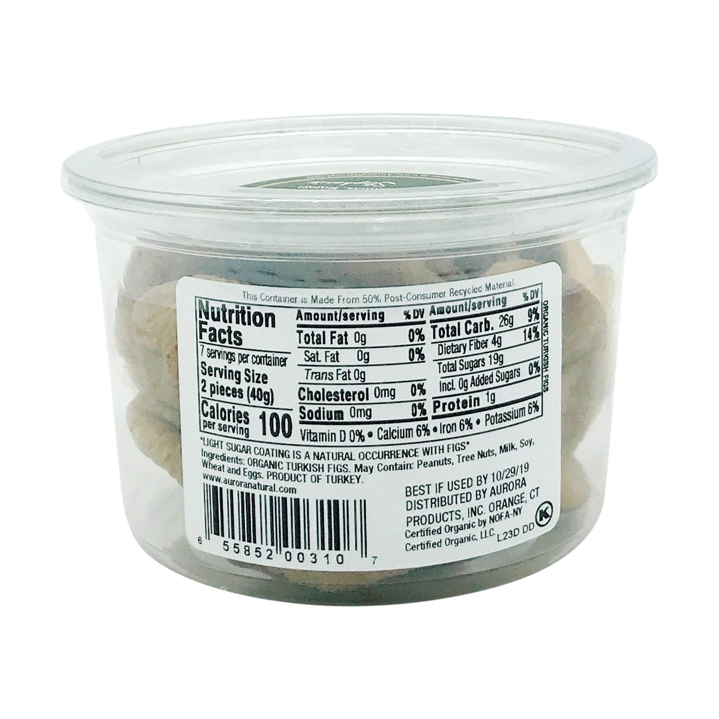 Aurora Products Organic Extra Large Turkish Figs, 10 oz