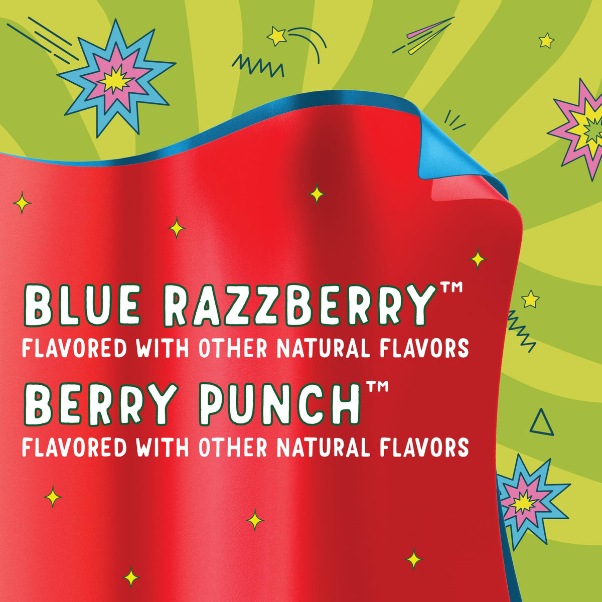 Fruit Roll-Ups Sour Fruit Flavored Snacks, Blue Razzberry & Berry Punch Flavors, Variety Pack 5 Oz (10 Count)
