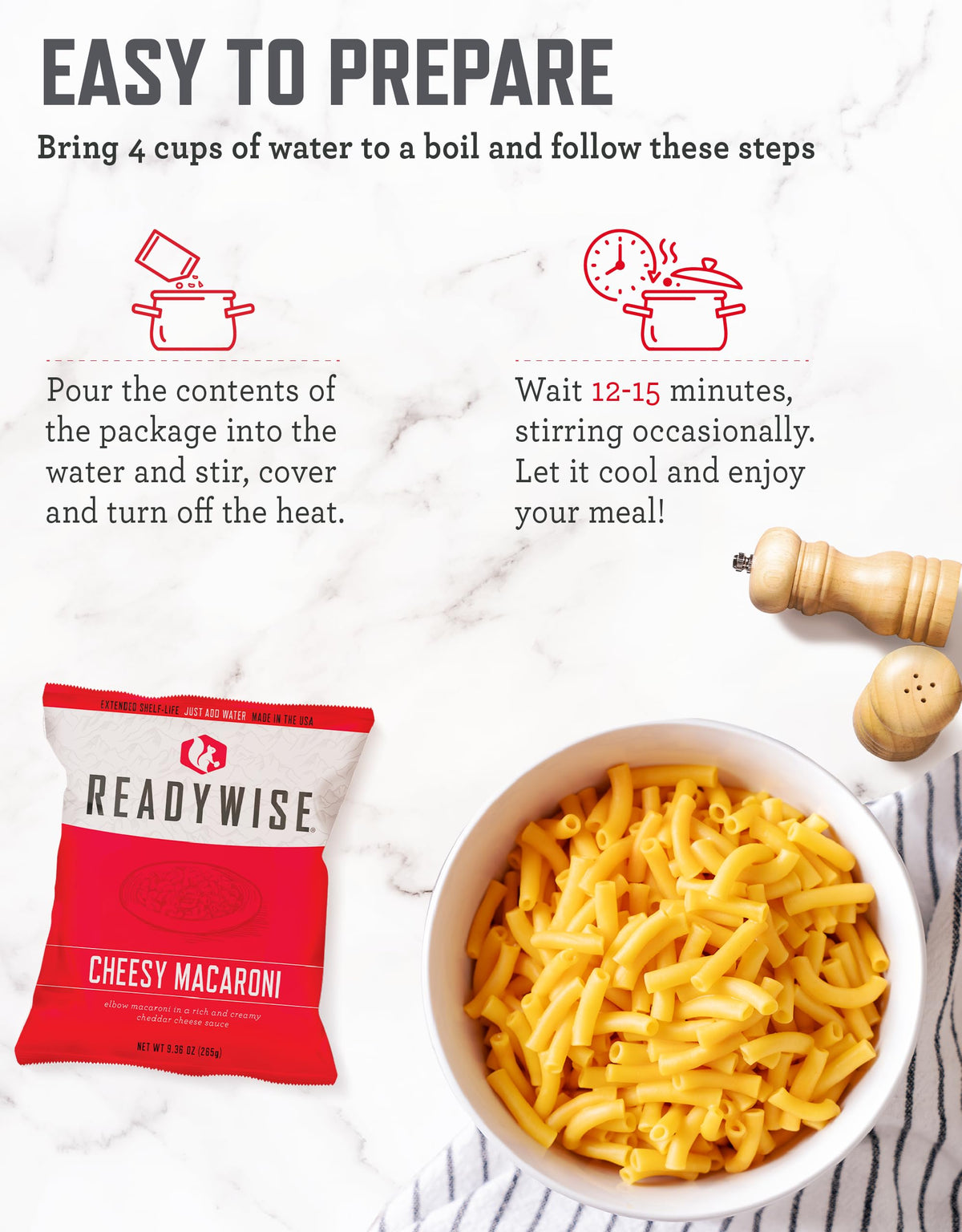 Readywise- Emergency Food Supply, 720 Servings, 6 Buckets, Mre, Freeze Dried Food, Survival, Hiking, Adventure, Camping Essentia