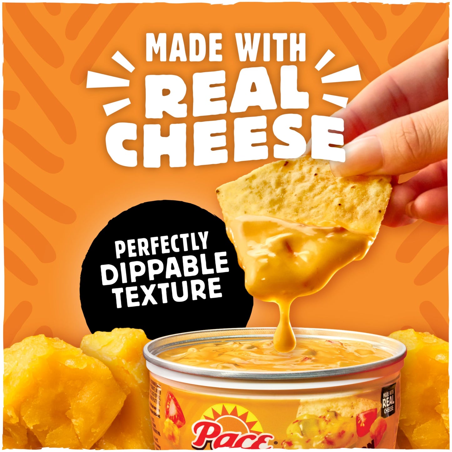 Pace Salsa Con Queso Dip, 11 oz Microwavable Bowl