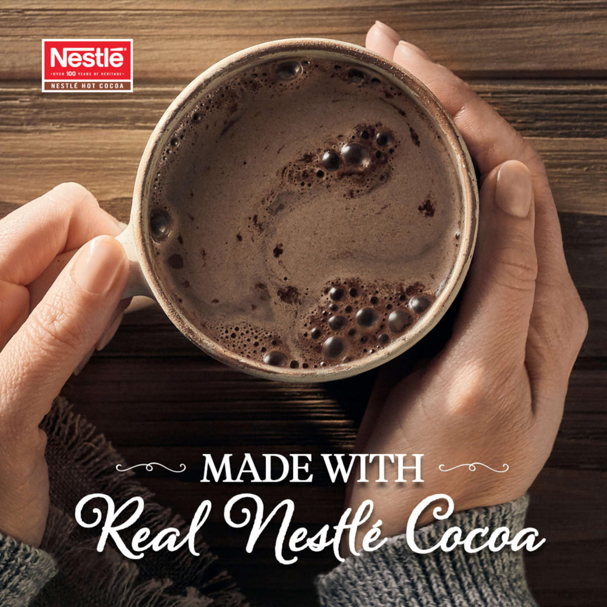 Nestle Hot Chocolate Mix, Whipper Mix, Dark Chocolate Flavor Hot Cocoa, Bulk Whipped Cocoa, 2 lb Bag
