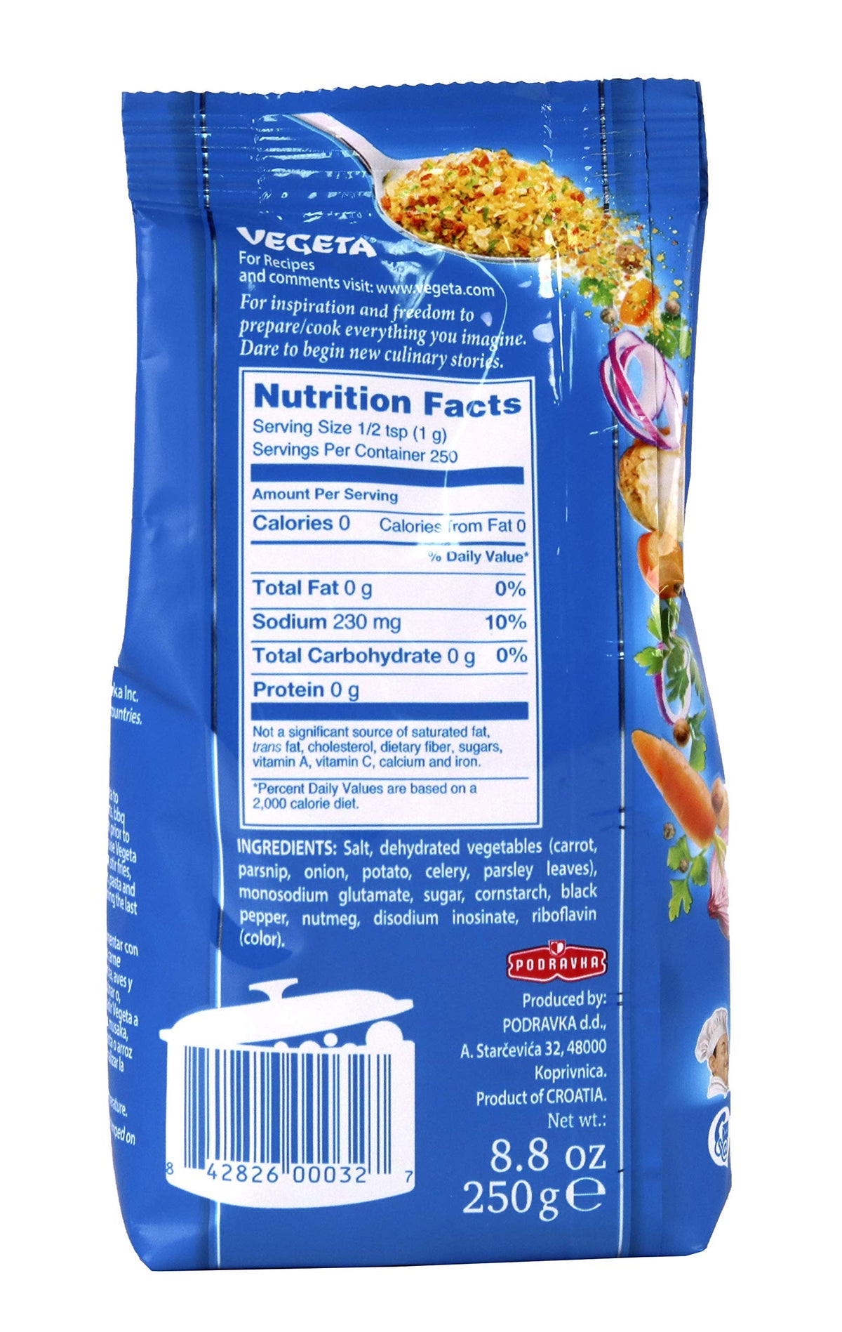 Podravka Vegeta Soup And Seasoning Mix, 250 G