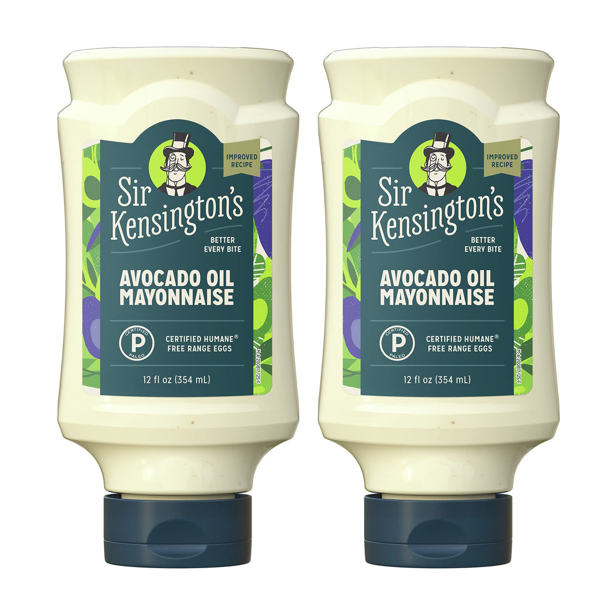 Sir Kensington s Mayonnaise 2 Count Avocado Oil Mayo Keto Diet & Paleo Diet Certified Gluten Free & Non-GMO Project Verified Co