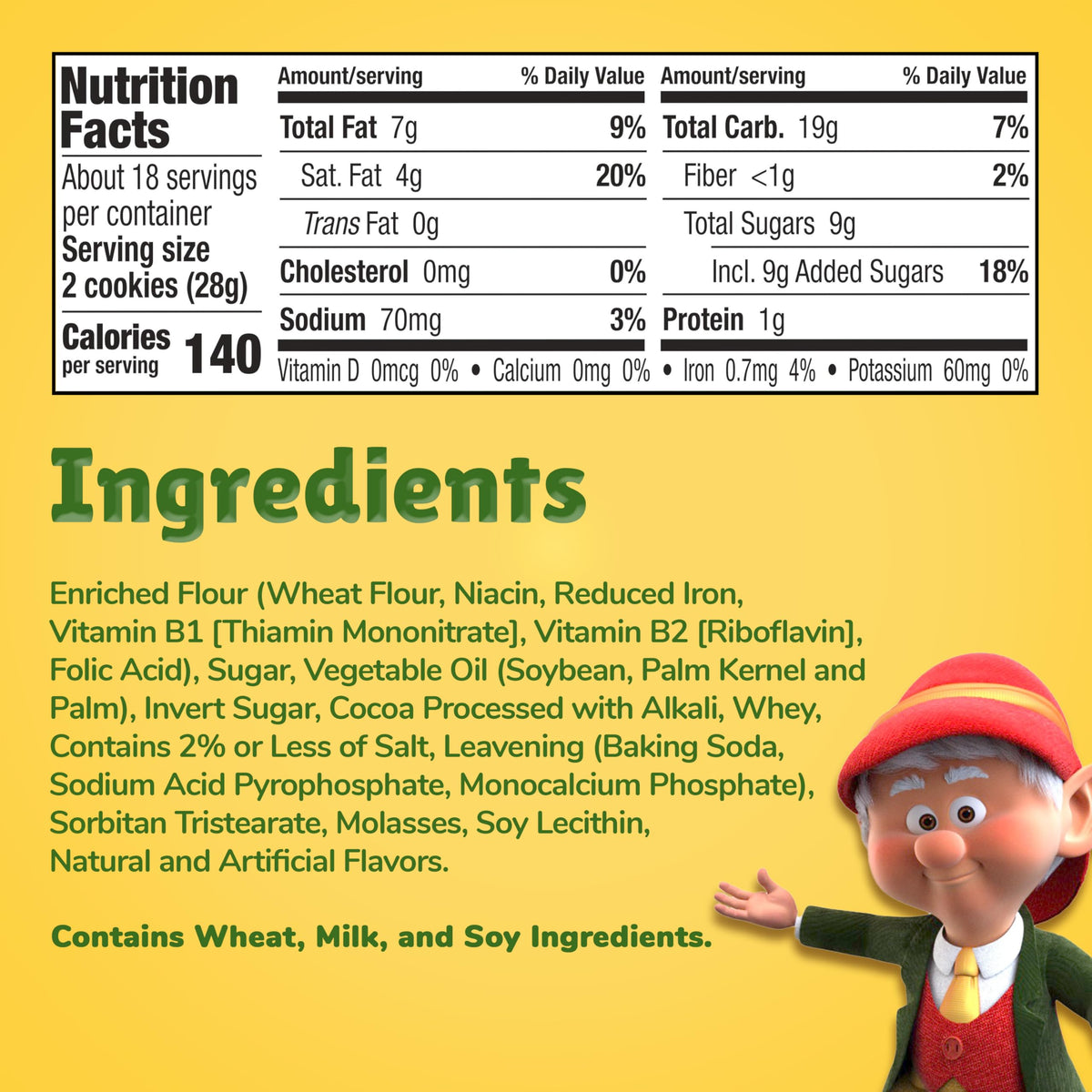 Keebler Fudge Stripes Original Cookies Family Size, 17.3 Oz. (Pack Of 1)