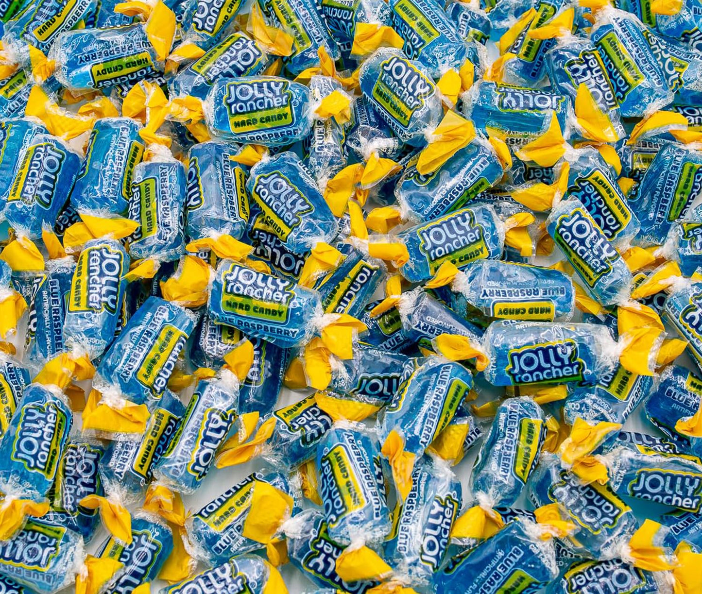 BLUE RASPBERRY JOLLY RANCHER Hard Candy Original Flavor 1 lb - Bulk Bag  Individually Wrapped (74 Pieces)