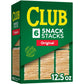 Club Snack Stacks Crackers, Lunch Snacks, Original, 12.5oz Box (6 Stacks)