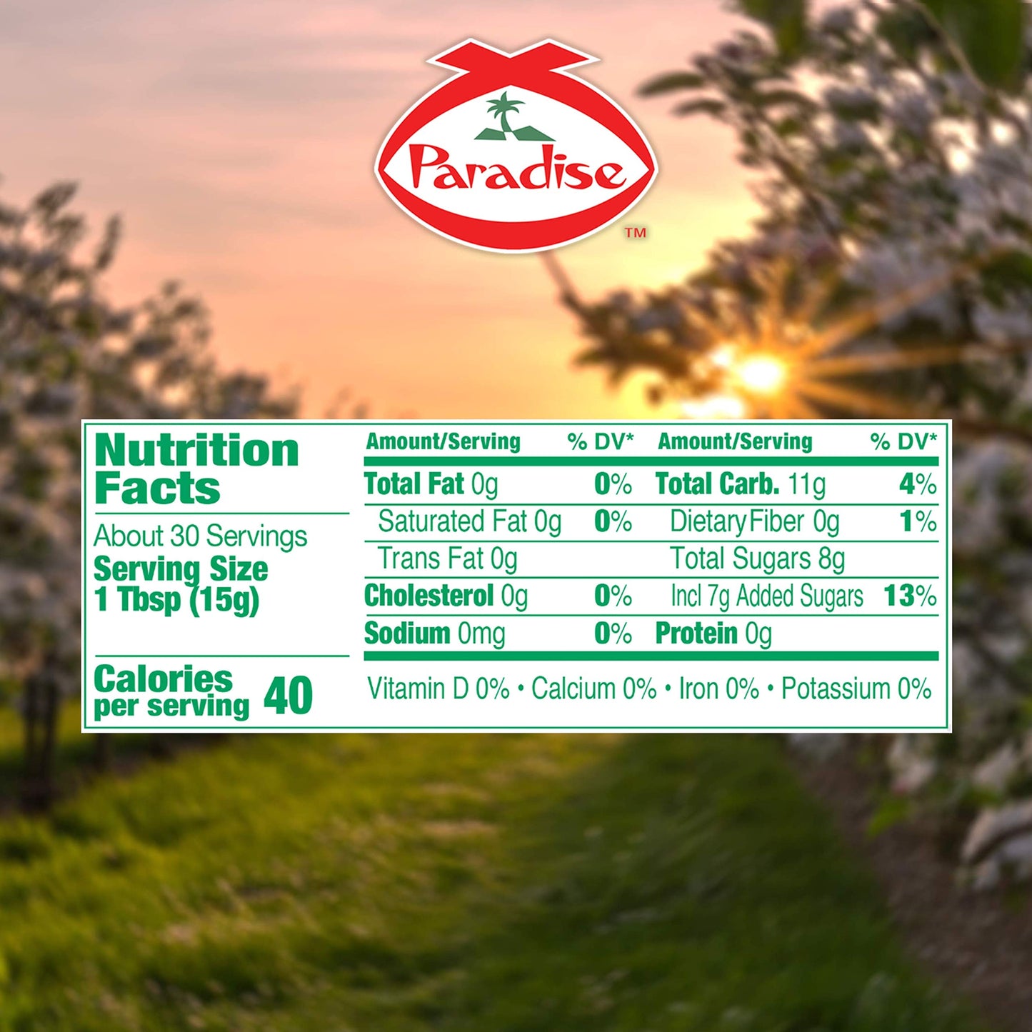 Paradise Cherries Whole, Red, 16 Ounce