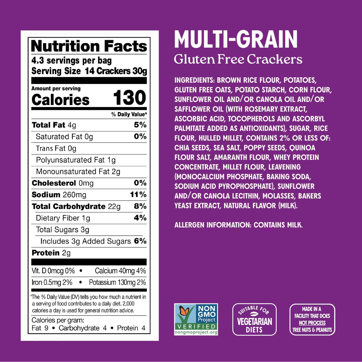 Miltons Gluten Free Crackers Variety Bundle (Crispy Sea Salt, Multi-Grain, Everything) - Non-GMO Project Verified, Kosher, Certi