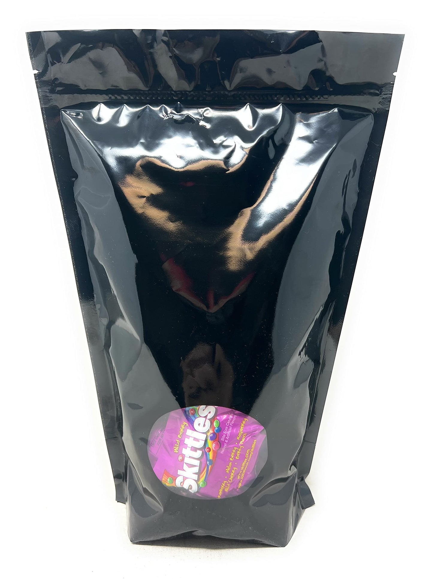 ASSORTIT X Skittles Collab Wild Berry Flavor Candy Coated Fruit Chew Fun Size 1 Lbs Individually Wrapped Bulk Purple Party Assortment 25+ Bite Size Mini Packs In Resealable Bag (16 Oz)