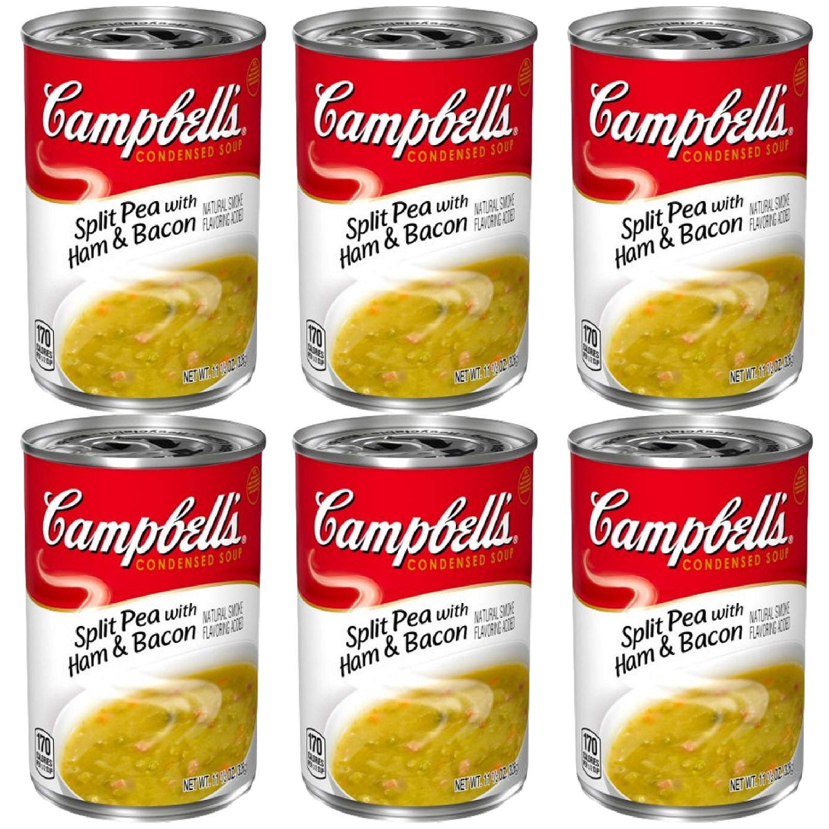 Campbell'S, Condensed Split Pea, Ham & Bacon Soup, 11.5Oz Can