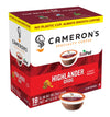 Camerons Coffee Single Serve Pods, Flavored, Highlander Grog, 18 Count (Pack of 1)