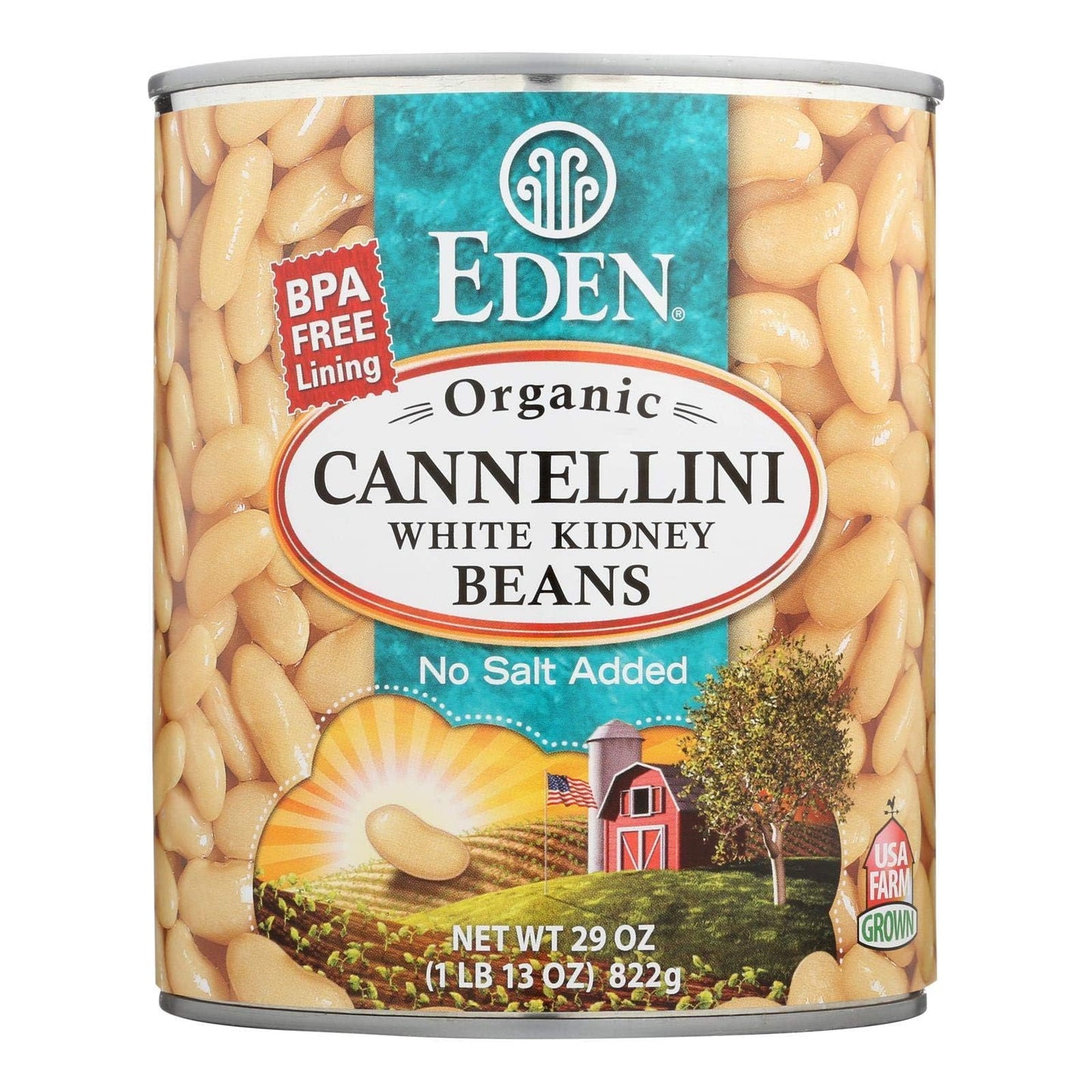 Eden Black Beans - 29 oz - 12 Pack - Black - Model EDF-027C
