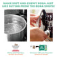 J WAY BOBA Authentic Instant Tapioca Boba Pearls, Brown Sugar Flavor, 4 Servings, Ready in 20 Seconds