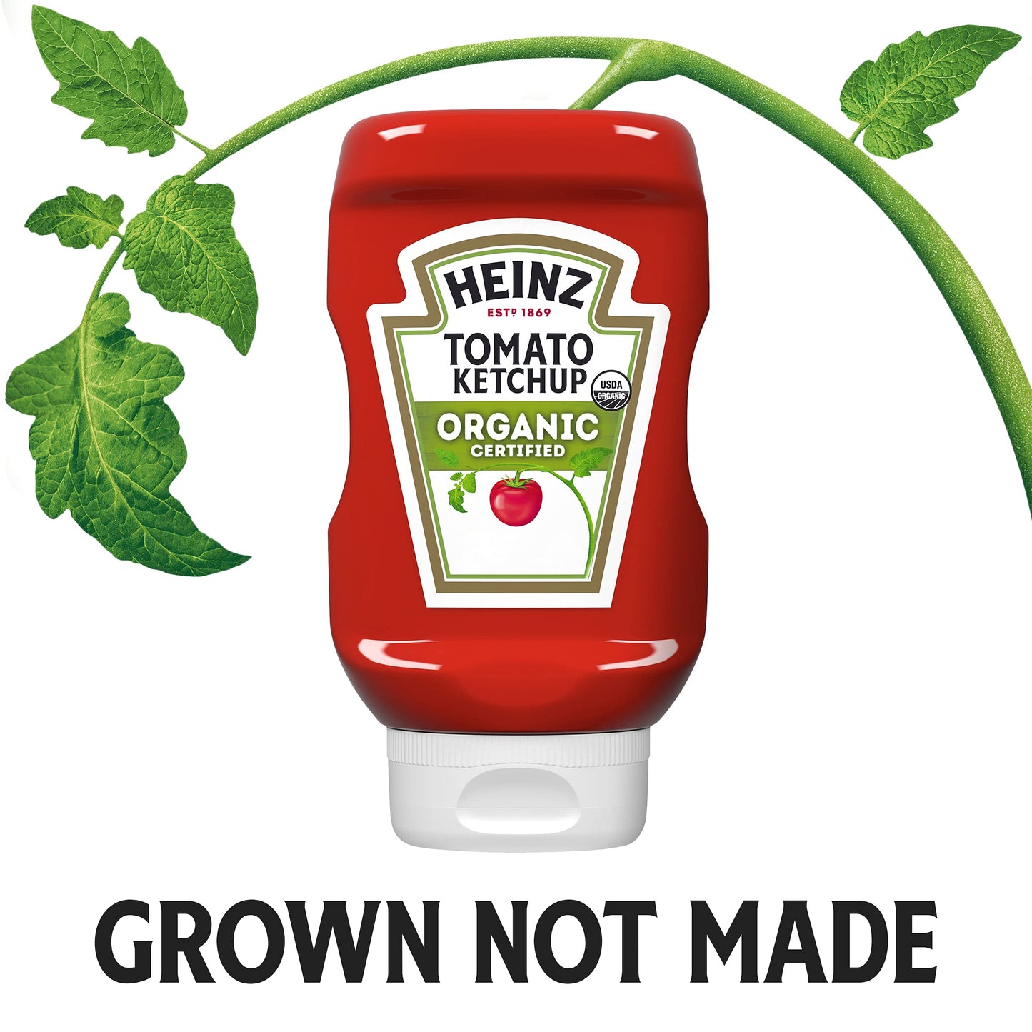 Heinz Organic Tomato Ketchup (14 Oz Bottles, Pack Of 6)