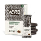 Verb Caffeinated Energy Bars Cookies & Cream (26G, Pack Of 16) 110-Calorie Delicious Low Sugar Energy Bar - Vegan Gluten Free On-The Go Snack With 80Mg Green Tea Caffeine, Only Real-Food Ingredients