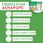 AshaPops Vegan Cheese Flavored Popped Water Lily Seeds, 1 oz (Pack of 1) - Gluten-Free, Vegan, Paleo, Nut-Free, Corn-Free, Soy-F