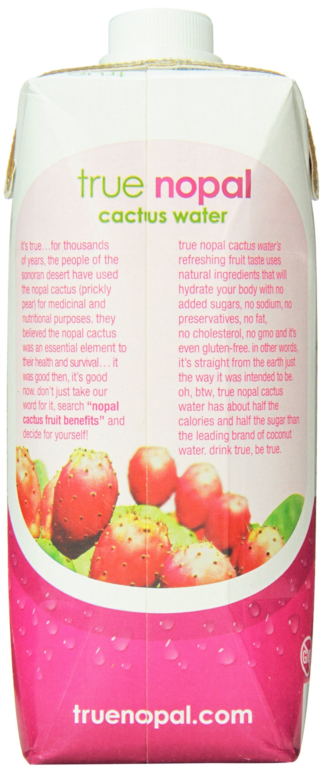 True Nopal Cactus Water, 16.90 Fl. Oz (Pack Of 12)