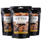 Wicked Mix Snack Mix with Mixed Nuts - Sweet and Salty Snacks Trail Mix Snack Packs with Almonds, Cashews, Pretzels, Pecans - Healthy Snacks Zero Trans Fat in Resealable Bag (Original Mix, Pack of 3)