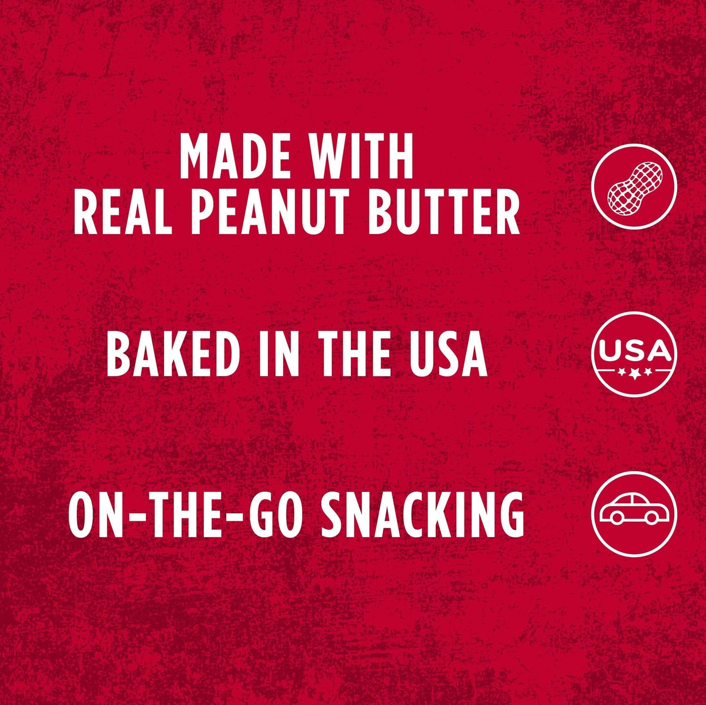 Austin  ers Sandwich  ers, Peanut Butter on Cheese, 1.38 oz (Pack of 12)