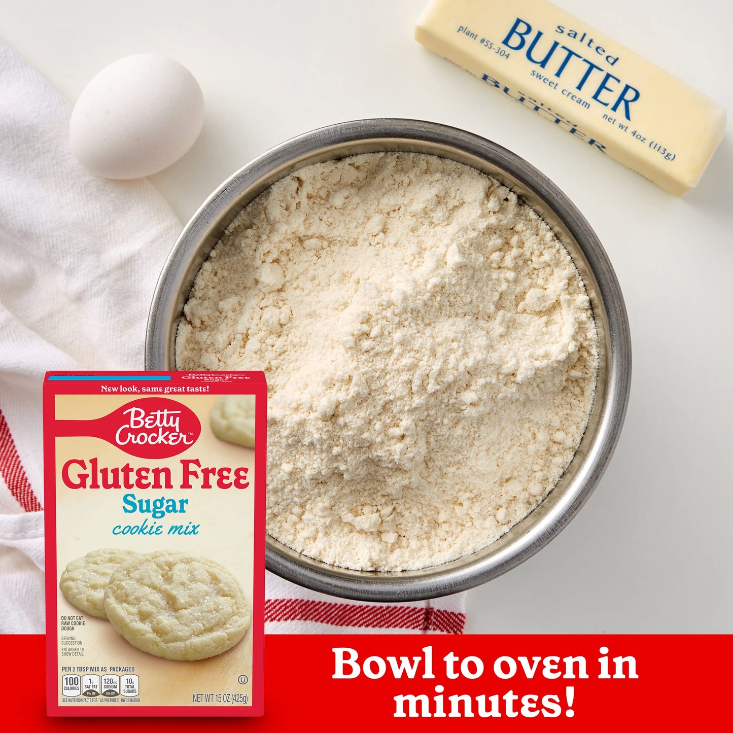 Betty Crocker Gluten Free Sugar Cookie Mix, 15 oz. (Pack of 6)