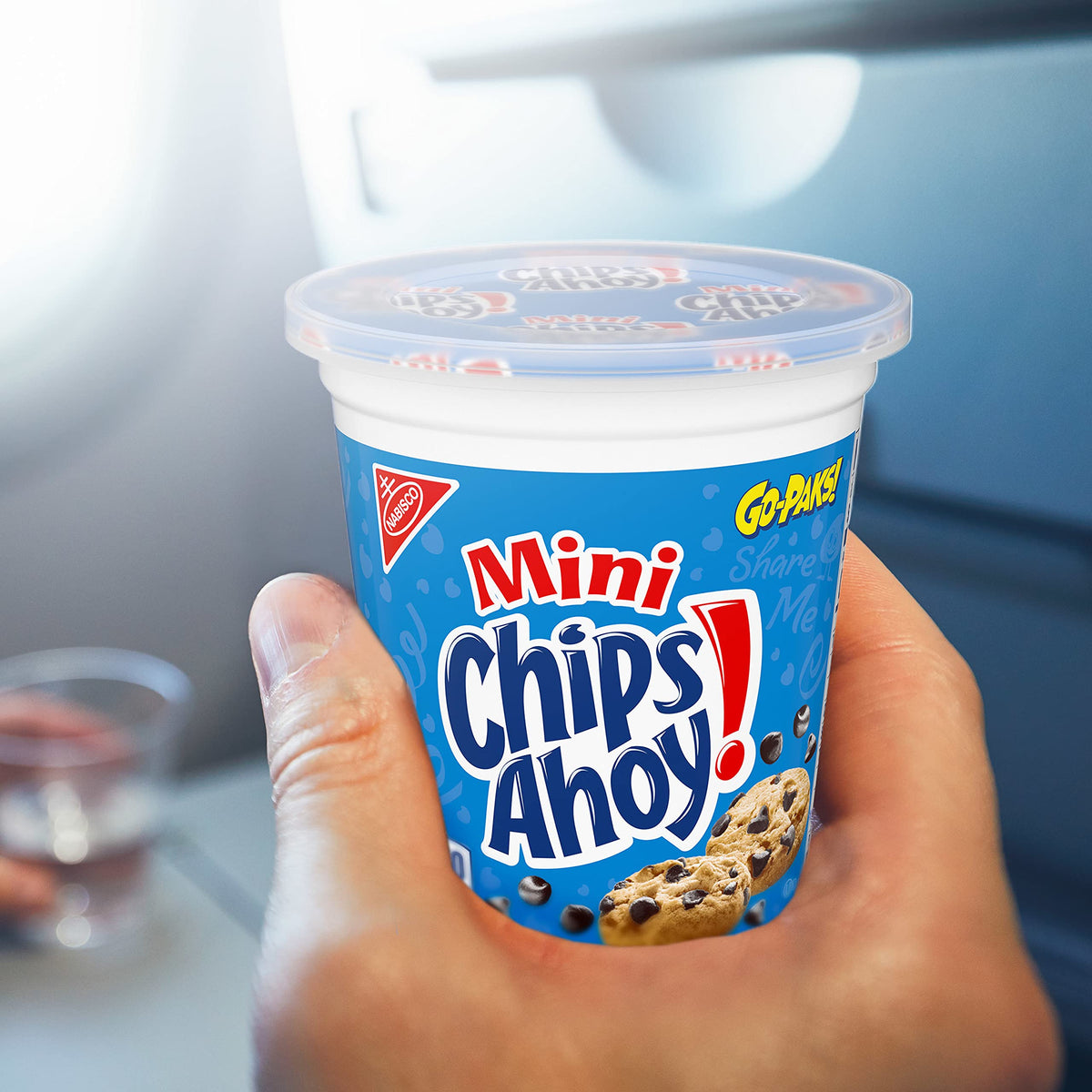Chips Ahoy! Mini Original Chocolate Chip Cookies, Go-Paks, 12 - 3.5 Oz Cups