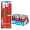 Red Bull Red Edition Sugar Free Energy Drink, Watermelon, 80mg Caffeine, 8.4 Fl Oz, Pack of 24 Cans