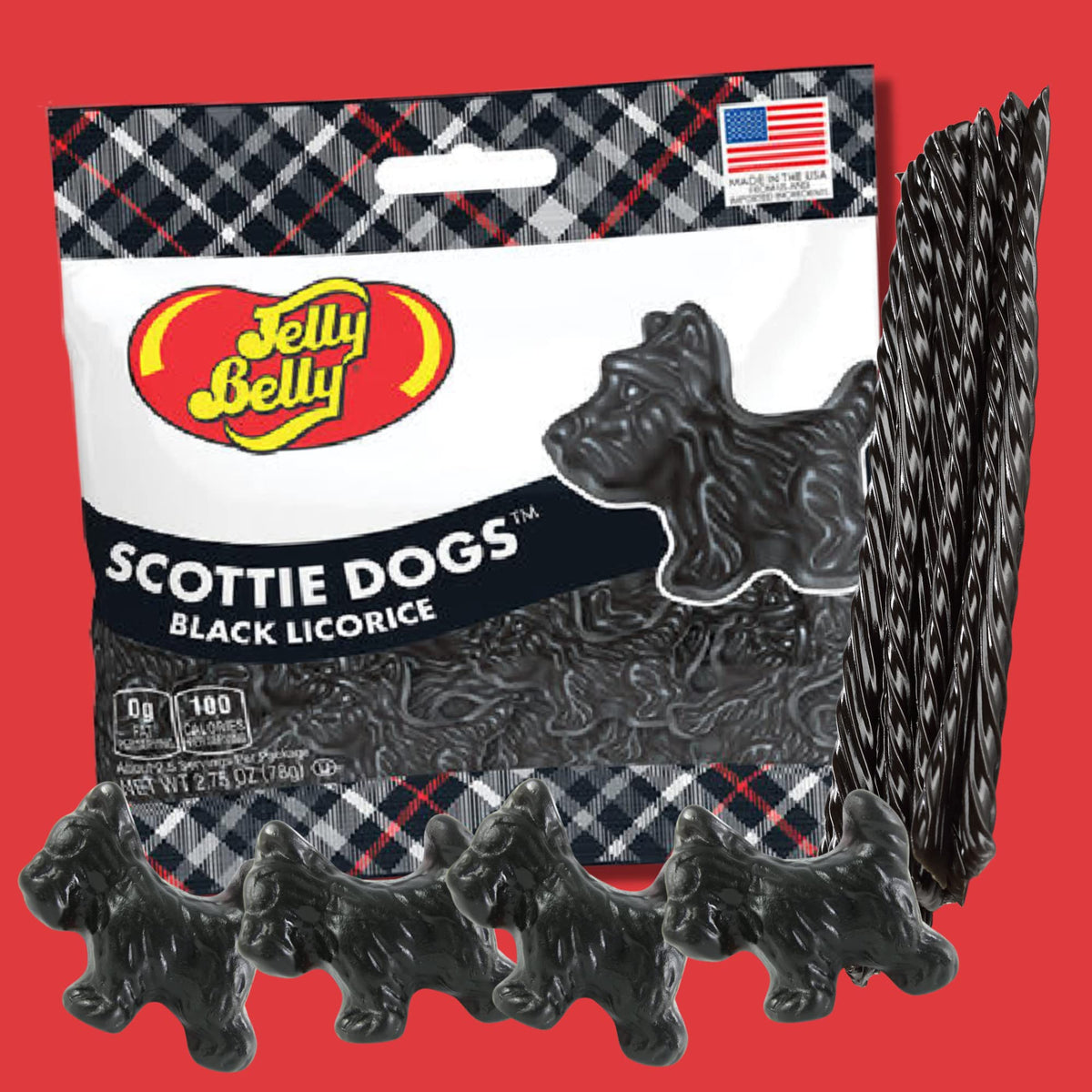 Ultimate Black Licorice Lovers Assortment With Bridge Mix, Scottie Dogs, And Beans Candy, Assorted Gourmet Shareable Candy, Pack