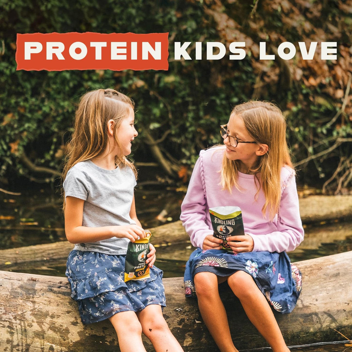 Kindling Protein Pretzels Variety Pack - Sea Salt (1), Dill Pickle (1), Honey Mustard (1), Garlic Parmesan (1) | Protein-Packed