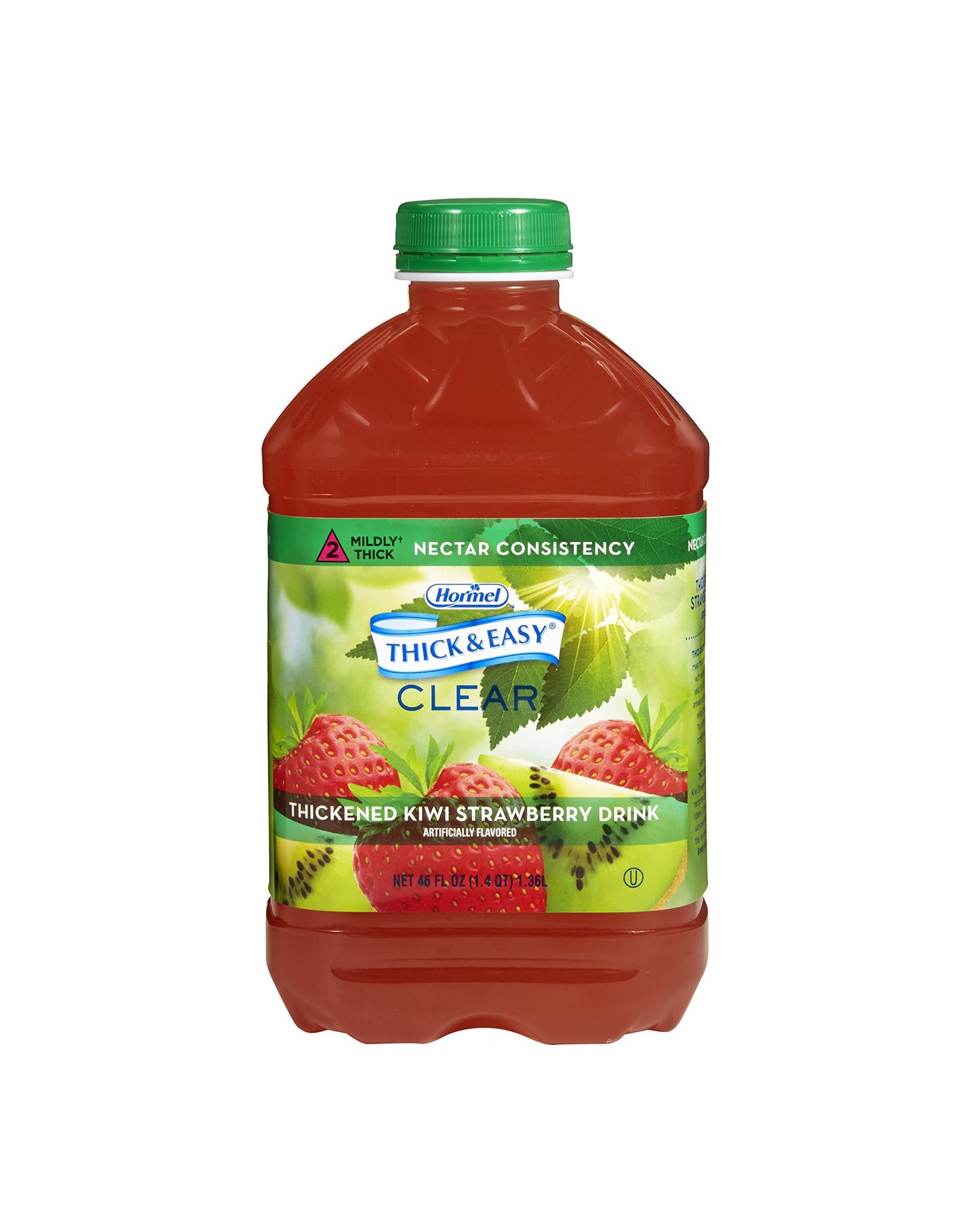 Thick & Easy Clear Thickened KiwiStrawberry Drink, Nectar Consistency, 46 Ounce