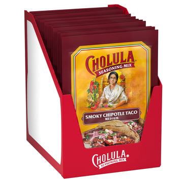 Cholula Smoky Chipotle Taco Seasoning Mix, 1 oz, Pack of 12