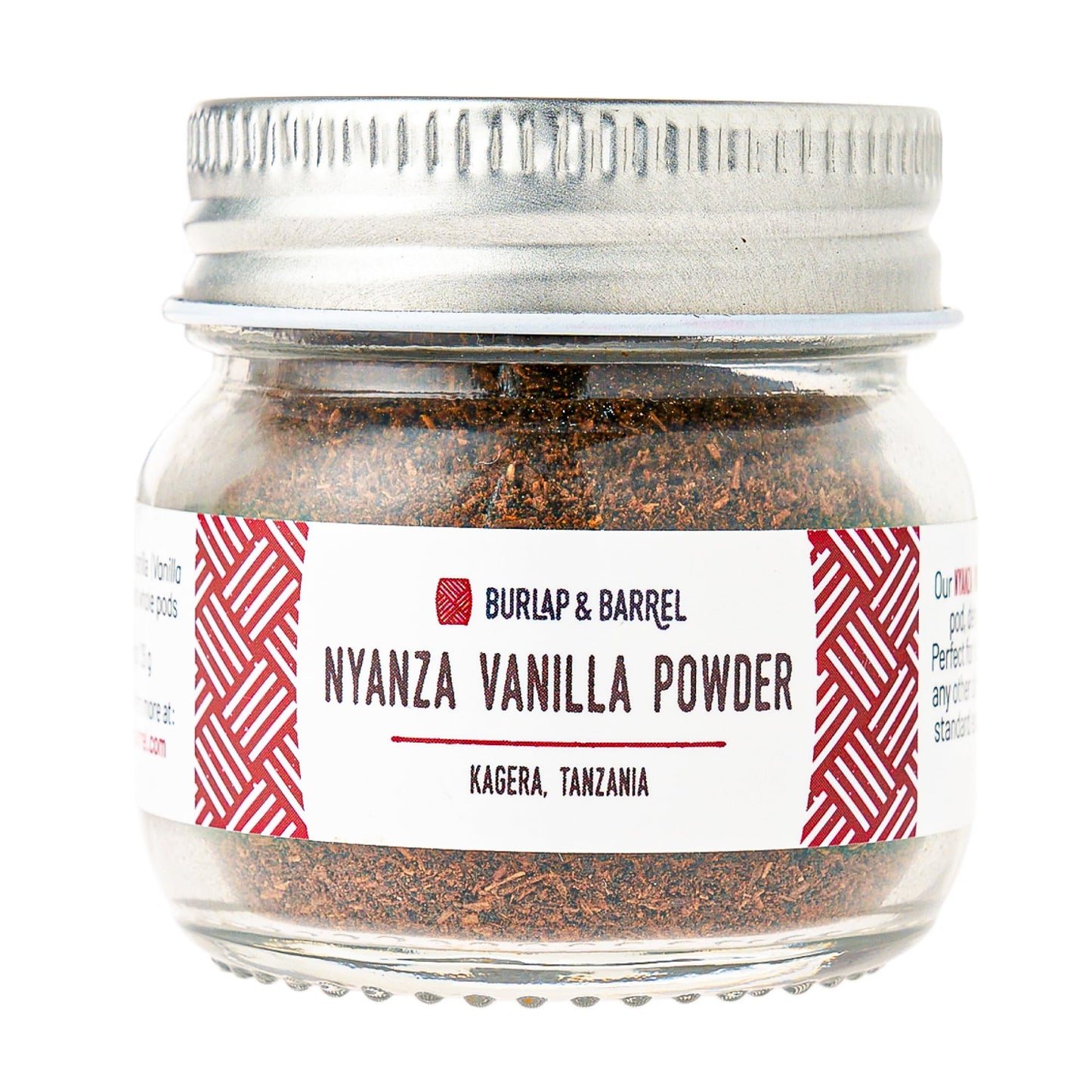 Burlap & Barrel Nyanza Vanilla Powder – Sweet Vanilla Flavor – 0.9oz Glass Jar