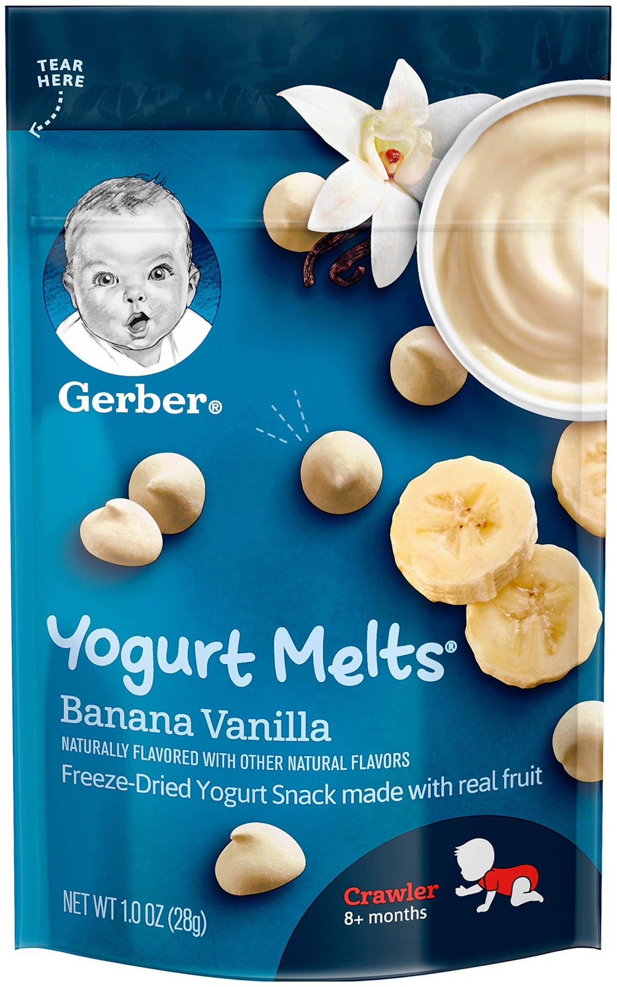 Gerber Snacks For Baby Yogurt Melts (Banana Vanilla)