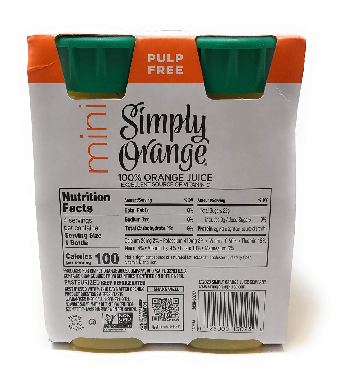 SMPLY ORNGE JCE MINI PKK (6x4.00)