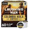 Laughing Man Colombia Huila Keurig Single-Serve K-Cup Pods, Dark Roast Coffee, 60 Count (6 Packs of 10)