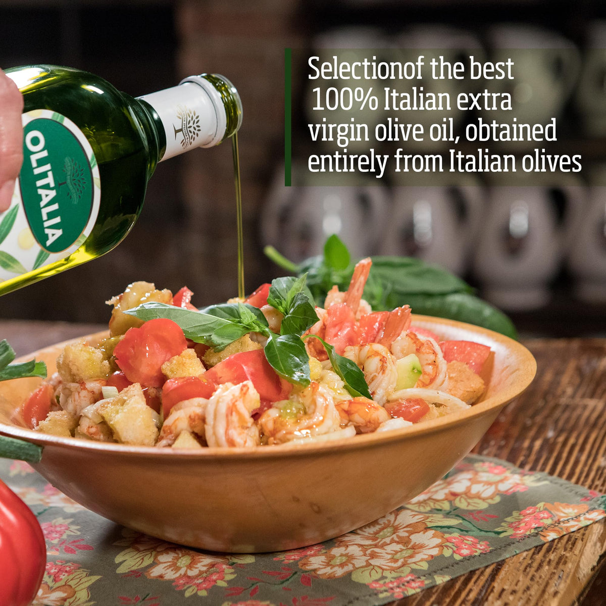 Olitalia Extra Virgin Olive Oil - Gold Selection, 1 Bottle