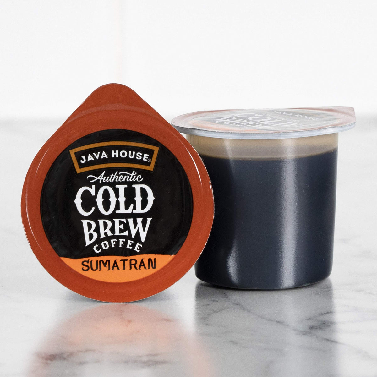 Java House Cold Brew Coffee Concentrate Single Serve Liquid Pods, Sumatran, 1.35 Fl Oz (Pack Of 48)