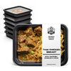 Grumpy Butcher Premium Prepared Meals: Thai Style Chicken Breast & Yakisoba Noodles, 6 pack (12 oz each, 4.5 lb total) - Artisan