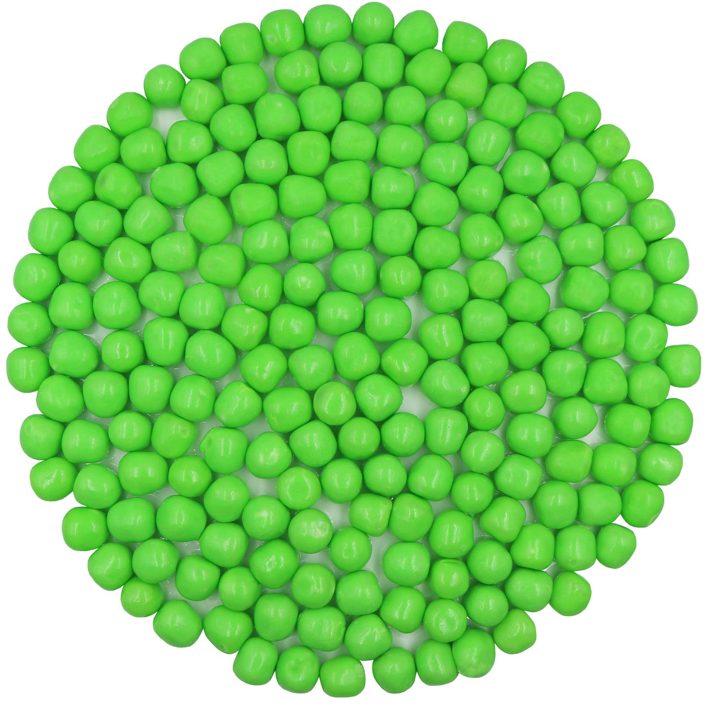 Sour Chewy Fruit Candy Balls (Light Green Watermelon, 1 Pound)