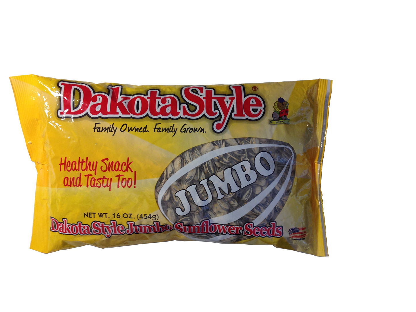 Dakota Style Jumbo Sunflower Seeds, 16 Oz (Pack of 2)