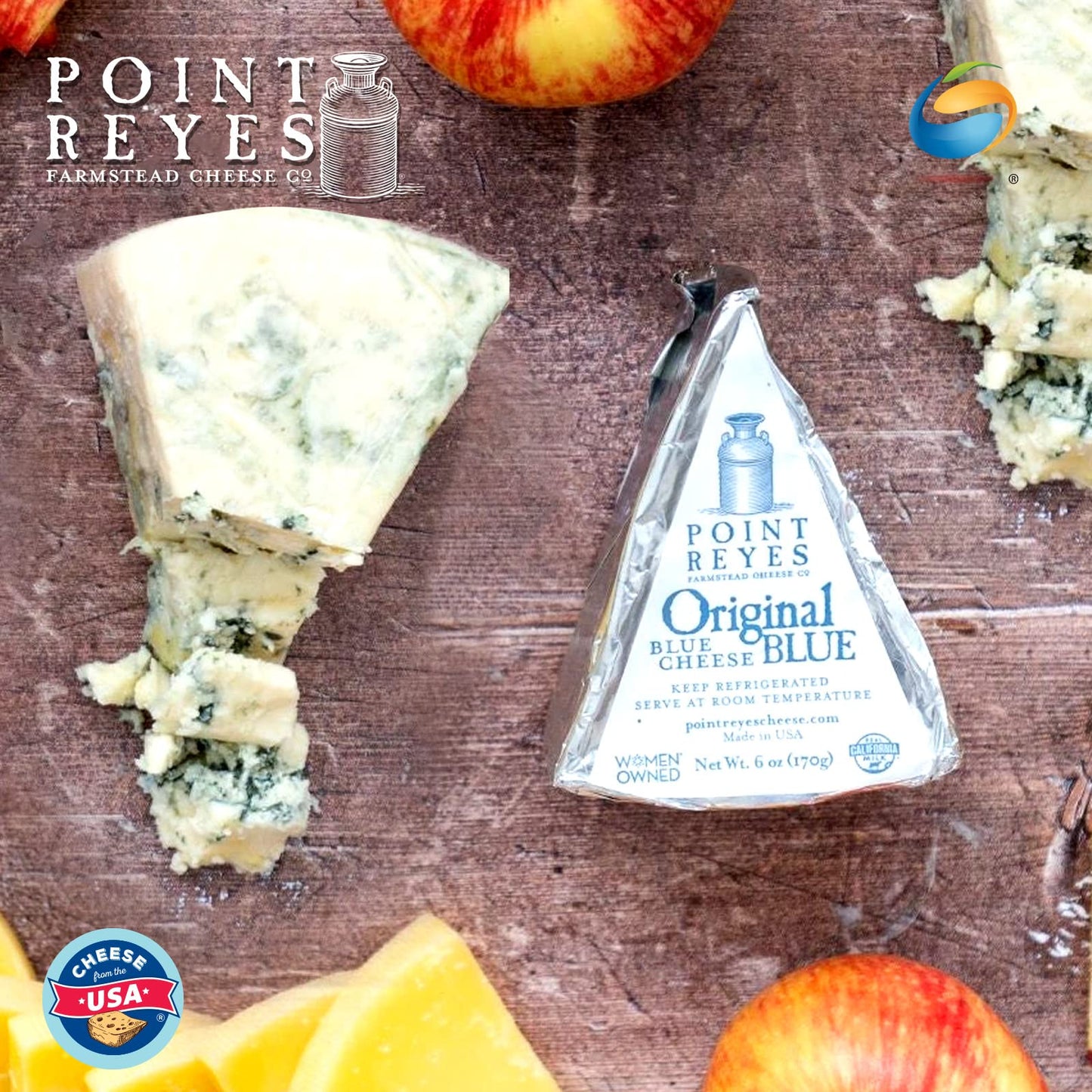 Point Reyes Original Blue Cheese Wedge, 6 Oz