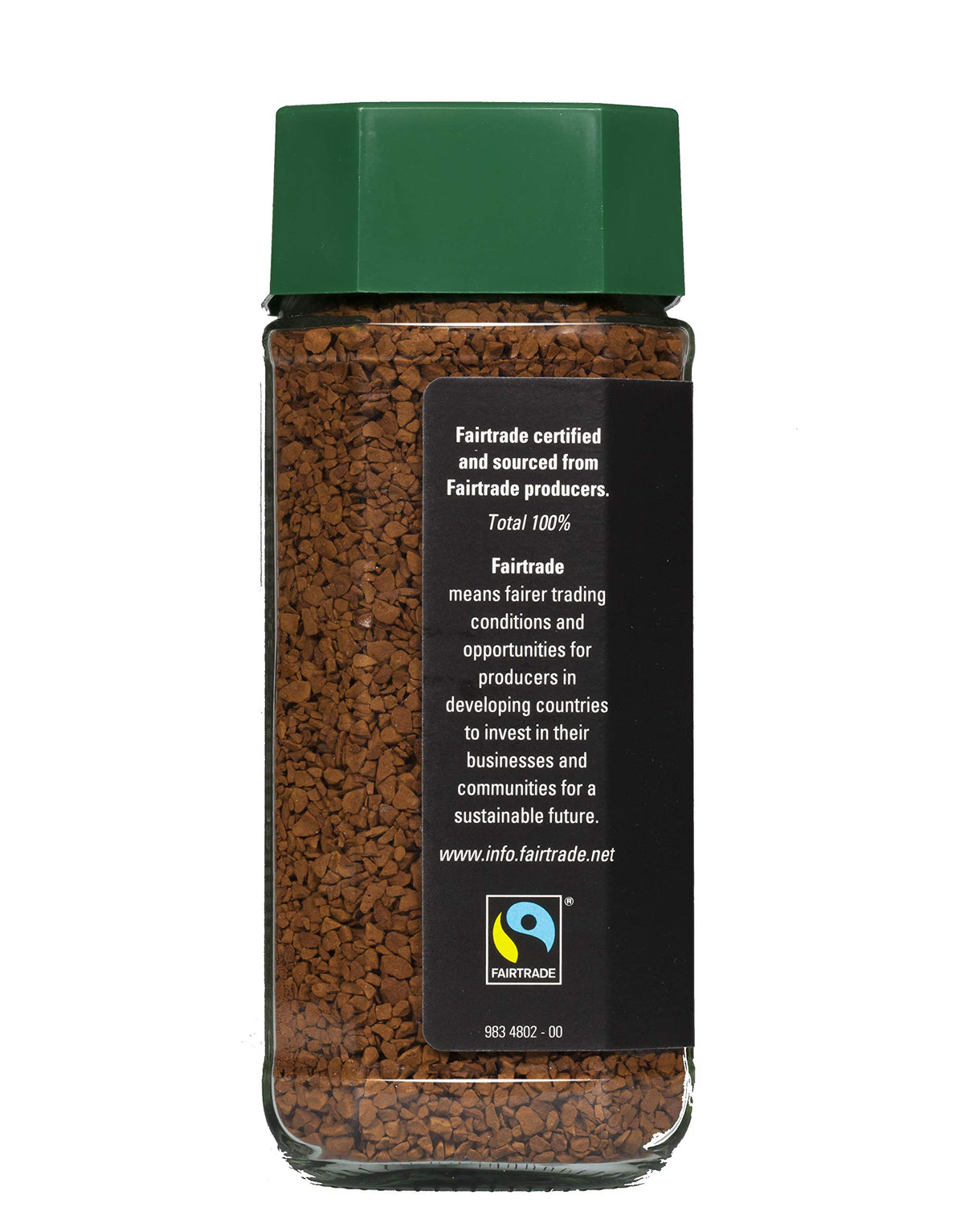 Mount Hagen Organic Freeze Dried Instant Decaf Coffee, 3.53oz Jar, 6 Pack, Fair-Trade Arabica Beans
