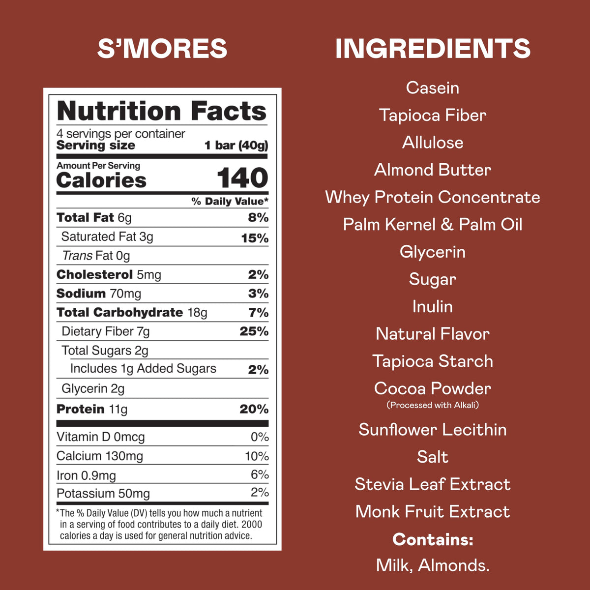 Magic Spoon Crispy Protein Bar Cereal - High Protein, Low Carb, Keto Friendly, Smores, 1 Count (Pack of 2)