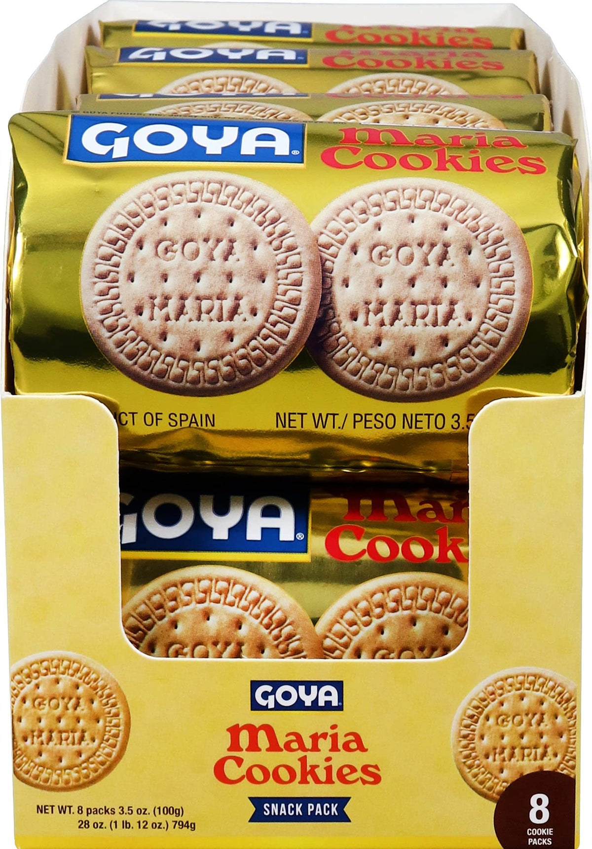 Goya Foods Maria Cookies, 3.5 Ounce (Pack Of 8)