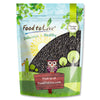 Food to Live Toasted Black Sesame Seeds, 8 Ounces - Crunchy and Nutritious Snack, Oven Roasted, Unsalted, No Oil Added, Perfect 