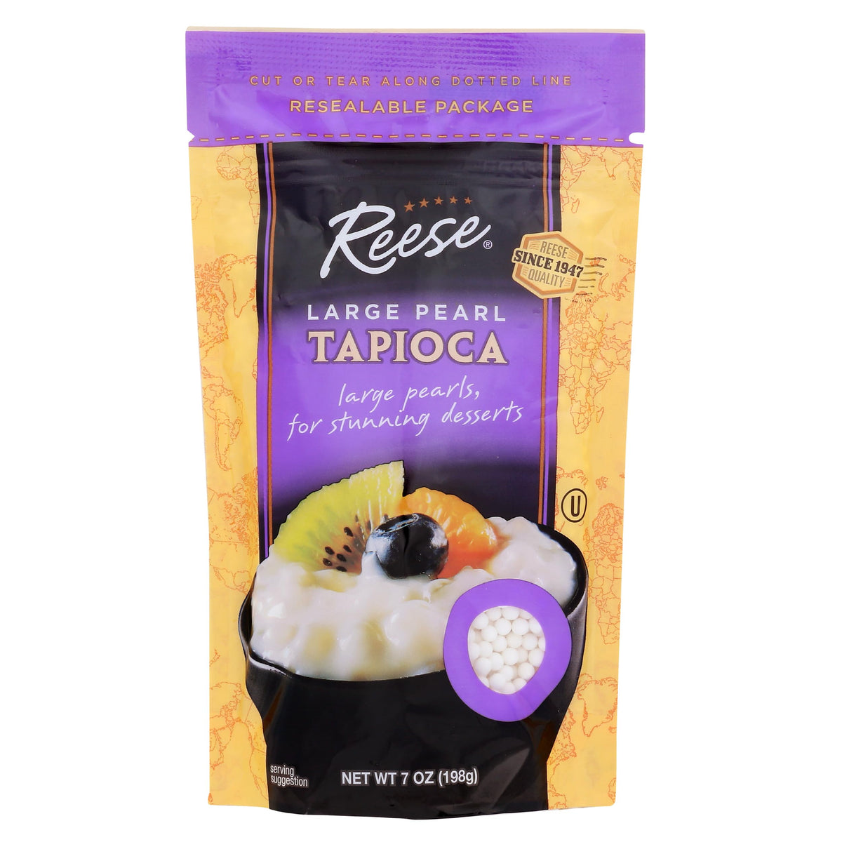 Reese Large Pearl Tapioca, 7 Ounce (Pack of 6), Model 68074